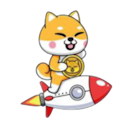 Baby Shiba Rocket logo